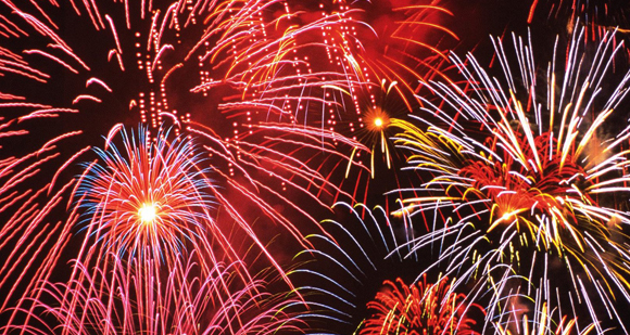 Grand feu d’artifice